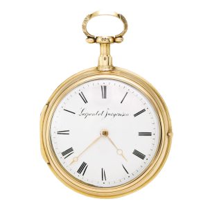A fine Danish pink gold quarter repeating watch Circa 1810
