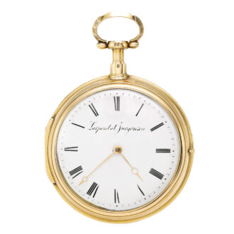 A fine Danish pink gold quarter repeating watch Circa 1810
