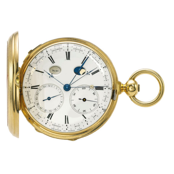 Swiss with equation of time and perpetual calendar Circa 1890