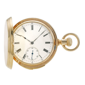 A Swiss gold 5-minute repeater by Patek Philippe Circa 1874