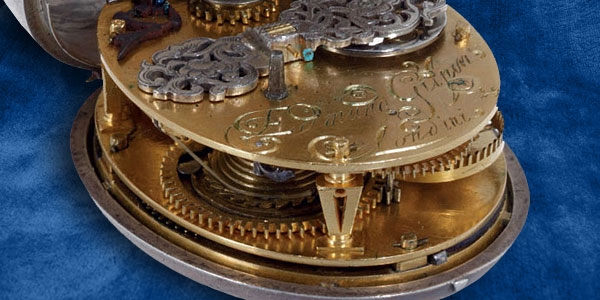 Verge escapement information