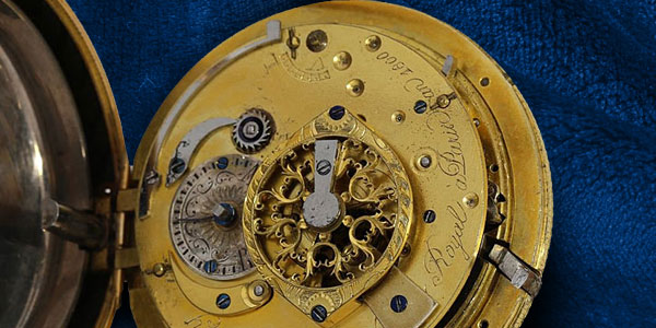 Virgule escapement information