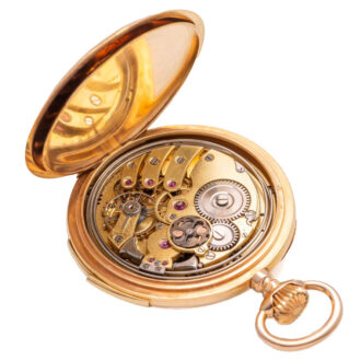 Swiss 18 carat quarter-repeating lever watch Circa 1910